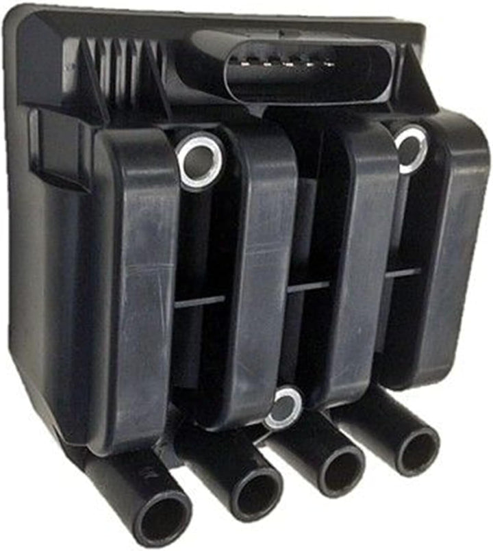 HELLA 5DA 358 000-181 Zündspule - 12V - 6-polig - Blockzündspule - geschraubt