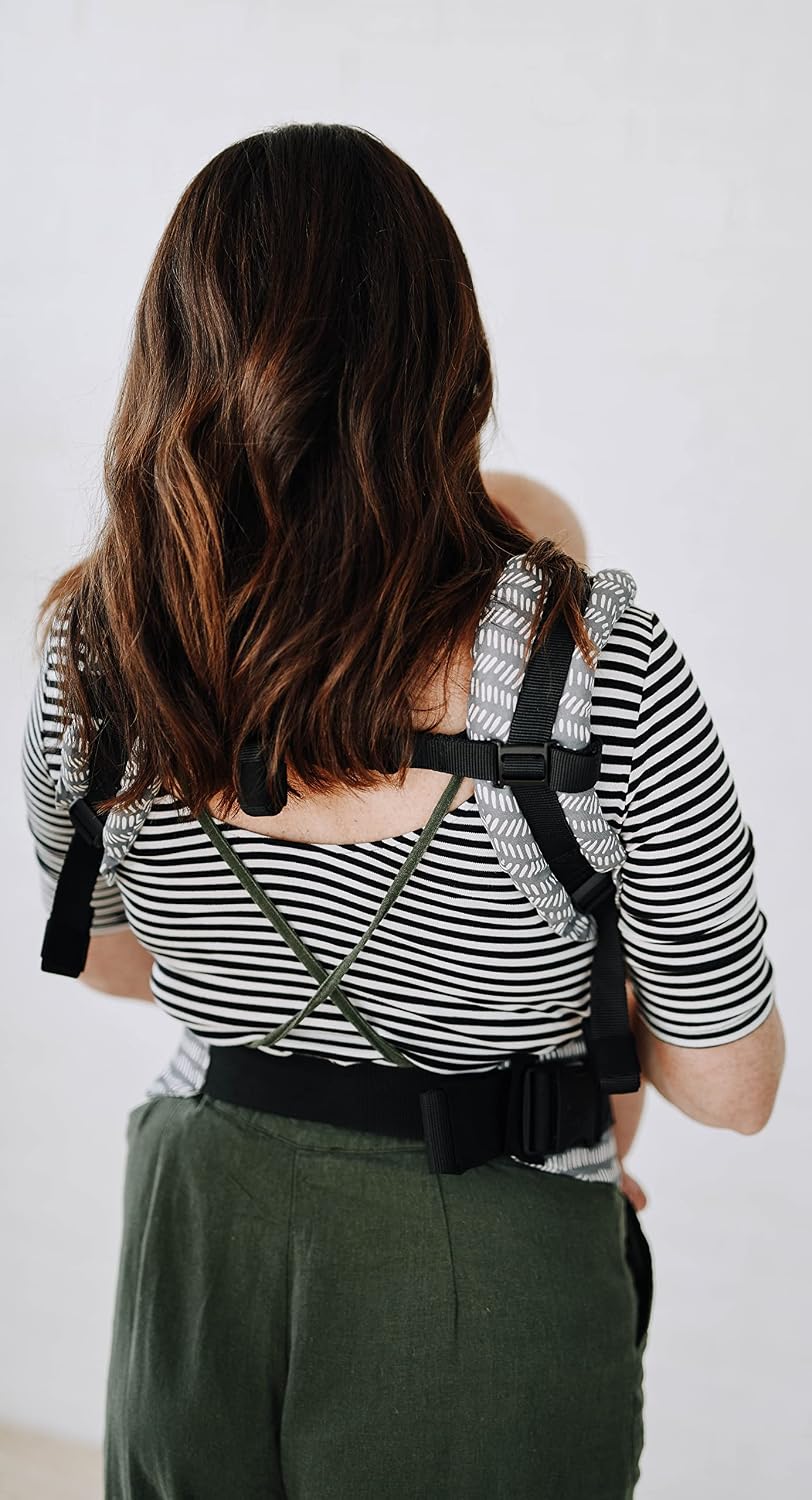 Tula Coast Free-To-Grow Babytrage für Neugeborene ab Geburt, Ergonomisch Baby-Tragetasche mit Mesh R