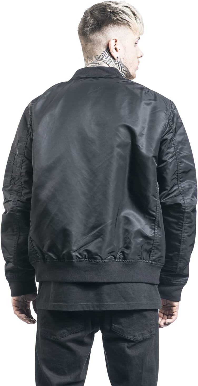 Vintage Industries Welder MA1 Jacke, schwarz, 2XL XXL Schwarz, XXL Schwarz
