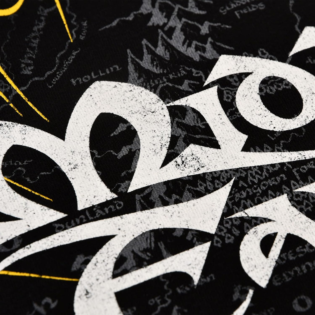 Elbenwald Herr der Ringe T-Shirt Mittelerde Kollektion Verschiedene Motive Frontprint Baumwolle Dame