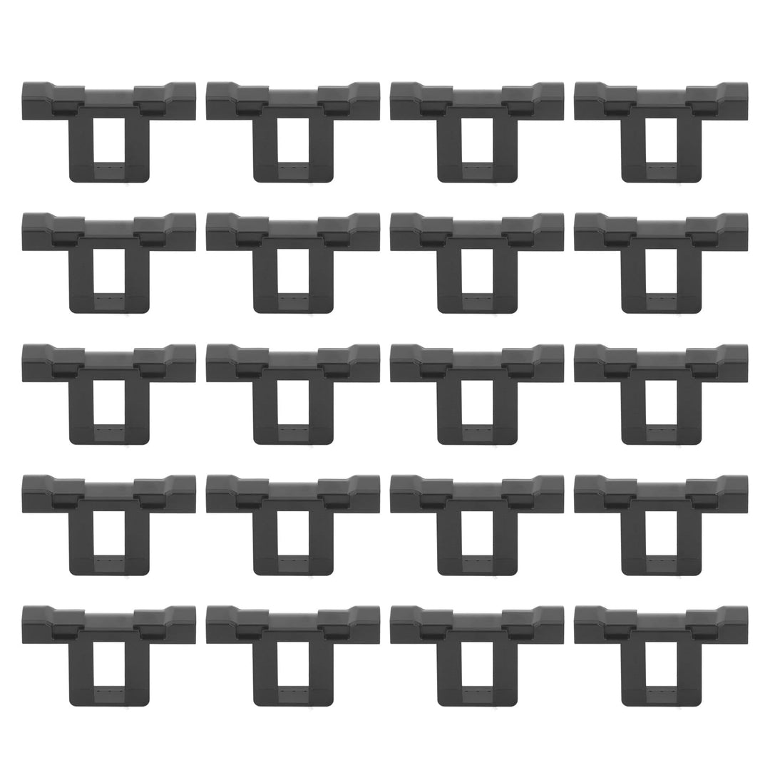 LiebeWH 20 Stück Solarpanel Wasserablauf Clips Abflussklemme 35 Mm ABS PV-Abflussklemmen T-förmige W