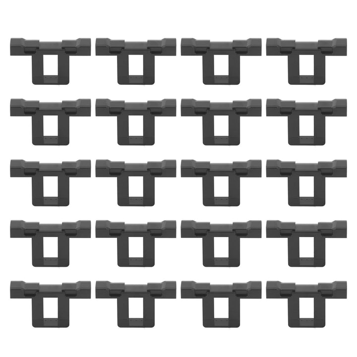 LiebeWH 20 Stück Solarpanel Wasserablauf Clips Abflussklemme 35 Mm ABS PV-Abflussklemmen T-förmige W