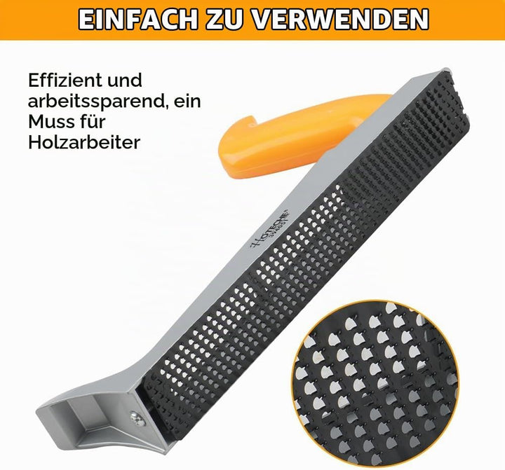 Hoteche Metall Feilenhobel 250 * 41MM - Hochwertiges Trockenbauwerkzeug aus Zinklegierung, 65Mn Stah