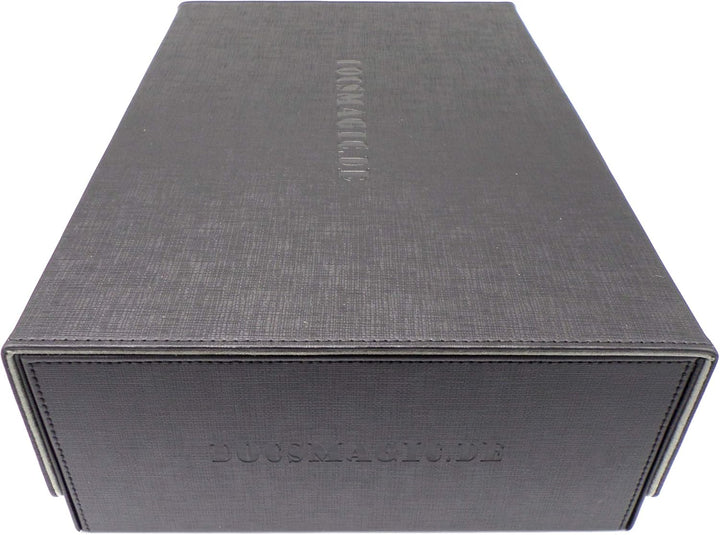 docsmagic.de Premium 3-Row Trading Card Storage Box Black + Trays & Divider - MTG PKM YGO - Sammelka