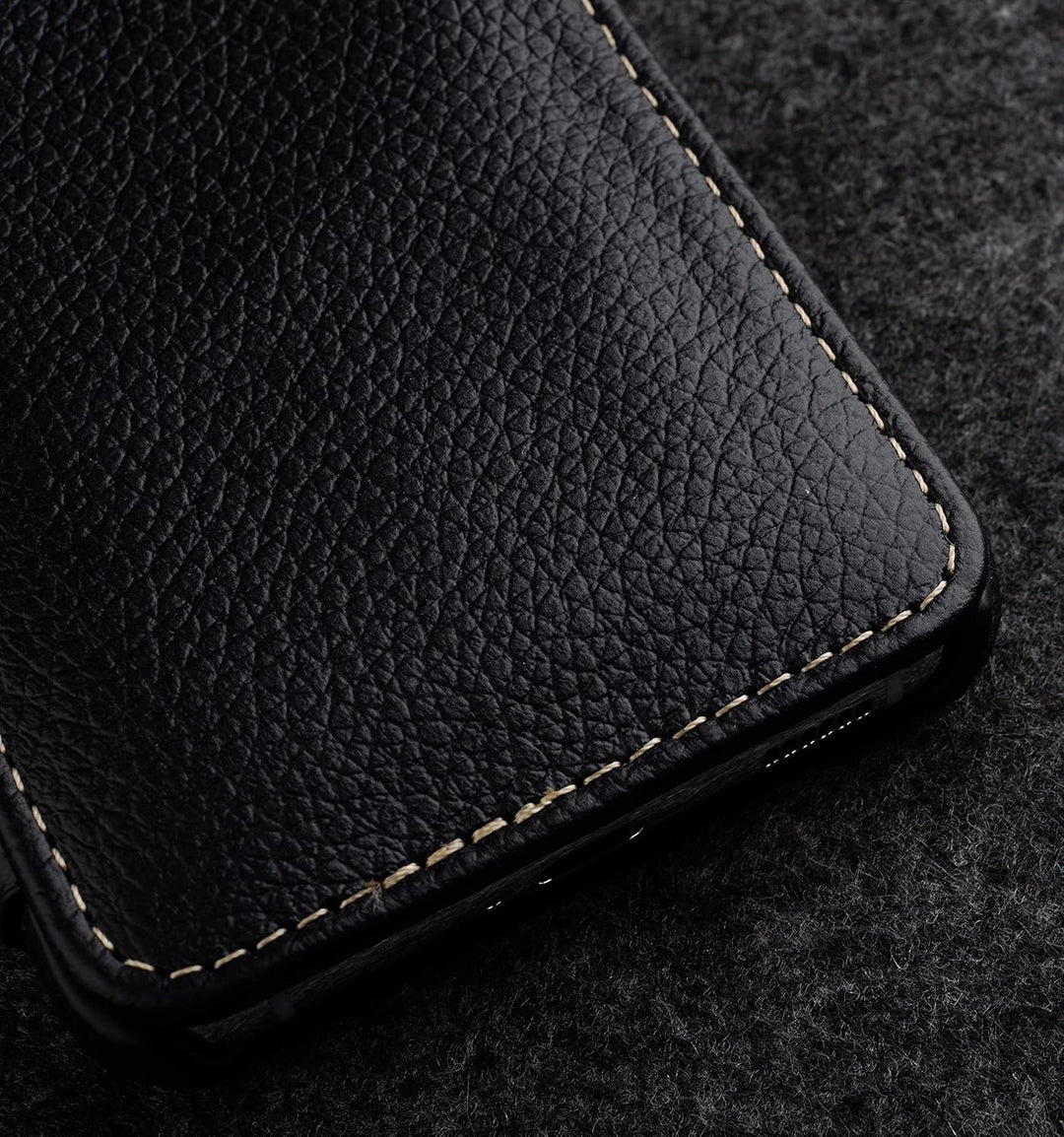 STILGUT Book Case kompatibel mit Samsung Galaxy S21 Plus 5G Hülle aus Leder mit Clip-Verschluss, Led