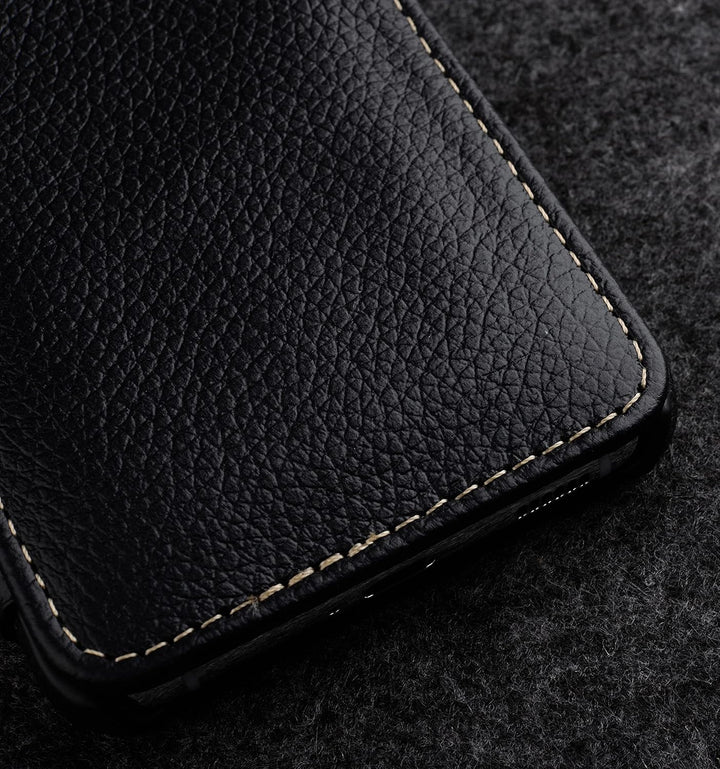 STILGUT Book Case kompatibel mit Samsung Galaxy S21 Plus 5G Hülle aus Leder mit Clip-Verschluss, Led