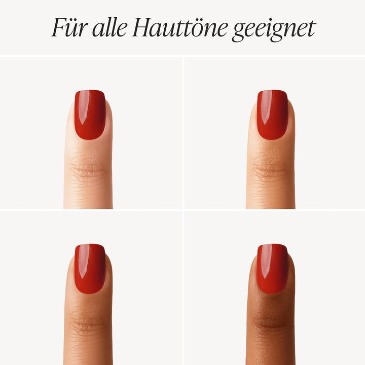 DOONAILS – Press On Nails 30er Set Mon Cheri Square Form Rot– Nägel zum Aufkleben Full Cover in Salo