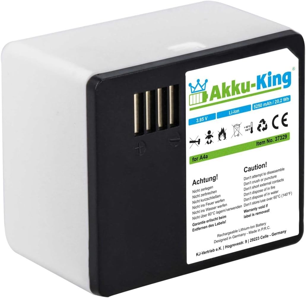 Akku kompatibel mit Netgear Arlo A-4a, A4a, 308-10069-01 - Li-Ion 5250mAh - für Ultra, Ultra +, Ultr