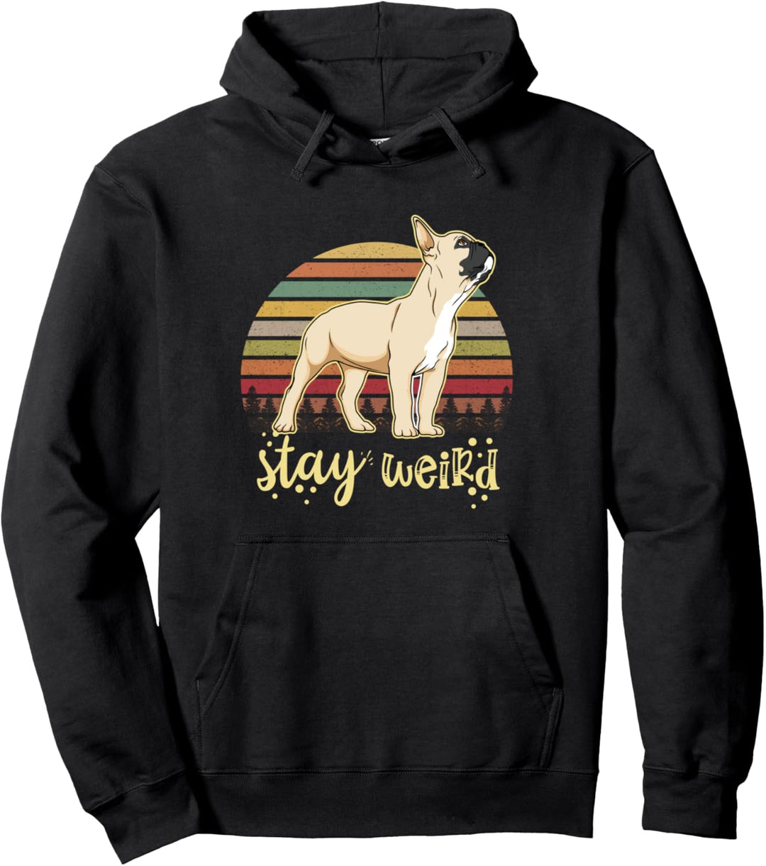 Französische Bulldogge Kapuzenpullover Geschenk Pullover Hoodie