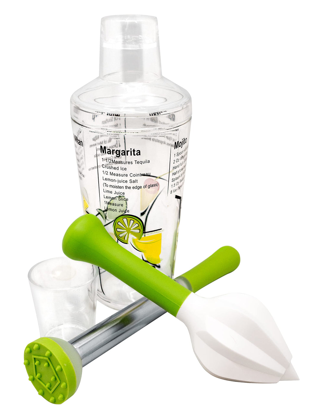 Vin Bouquet FIK 003 Set - Cocktail-Kit aus ABS, 4-teilig Mehrfarbig 4 Stück, Mehrfarbig 4 Stück