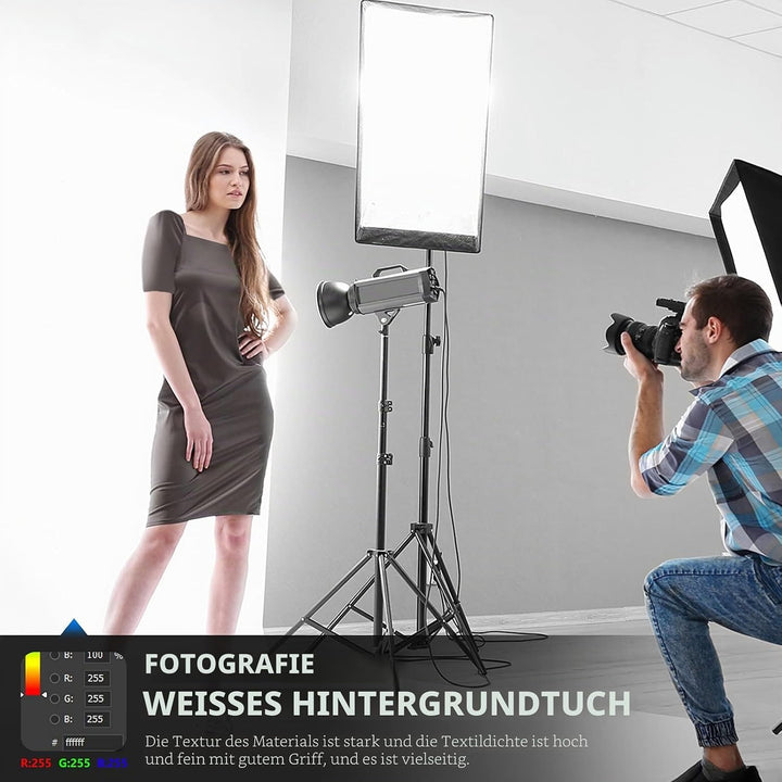 Neewer 2,8 x 4 m Fotohintergrund für Fotostudio, 2,8 x 4 m, Hintergrund aus Polyester, Hintergrund N