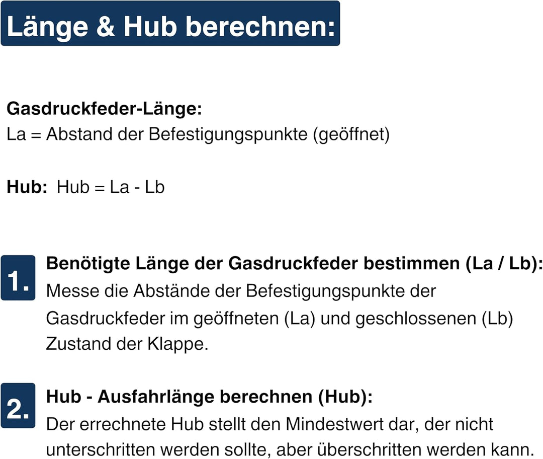 Gasdruckfeder mit 700N / 70 kg Ausschubkraft und 685mm Länge, Gasdruckdämpfer, Gasfeder