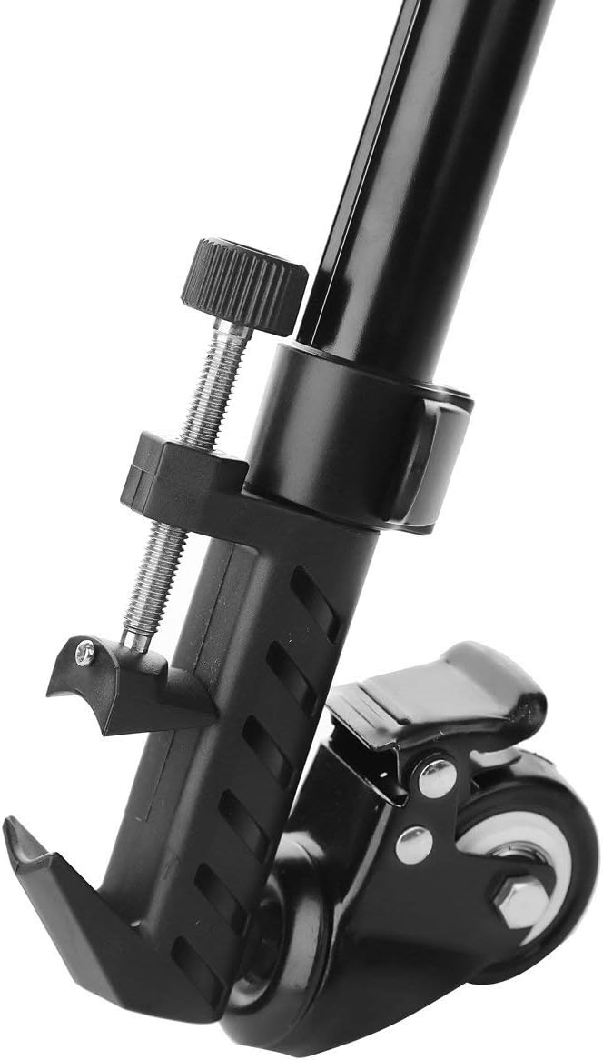 RGBS Photography Professional Heavy Duty Universal Folding Tripod Dolly with Rubber Wheels and Adjus