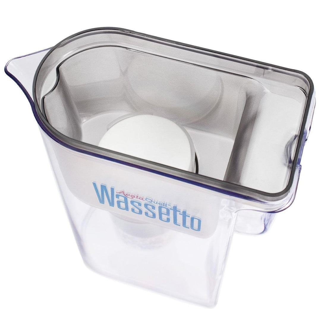 Wasserfilter AcalaQuell® Wassetto | Weiss | Aktivkohle Wasserfilter | Höchste Filterleistung - mehrs