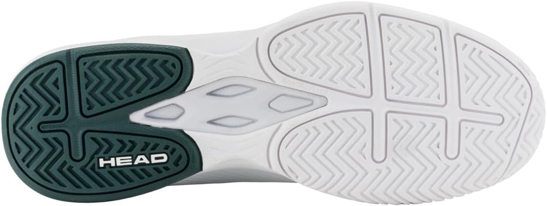 Head Herren Revolt Court MenTennisschuh 38.5 EU White Pine Green, 38.5 EU White Pine Green
