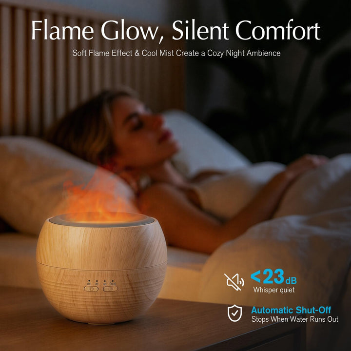 SALKING Aroma Diffuser mit Flammeneffekt 260ML Aromatherapie