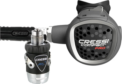 Cressi MC9-SC /Compact Pro Regulator - Erwachsene Atemregler SC in der Version INT oder DIN 300, DIN