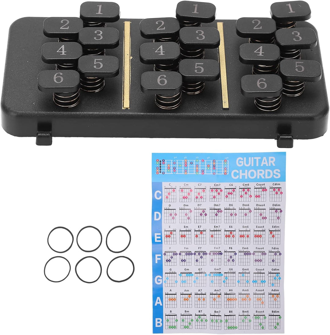 Gitarren-Akkordwechsler, Akkord-Lernsystem, 110 Akkorde mit Brett f¨¹r Klasse f¨¹r Anf?nger zum Trai