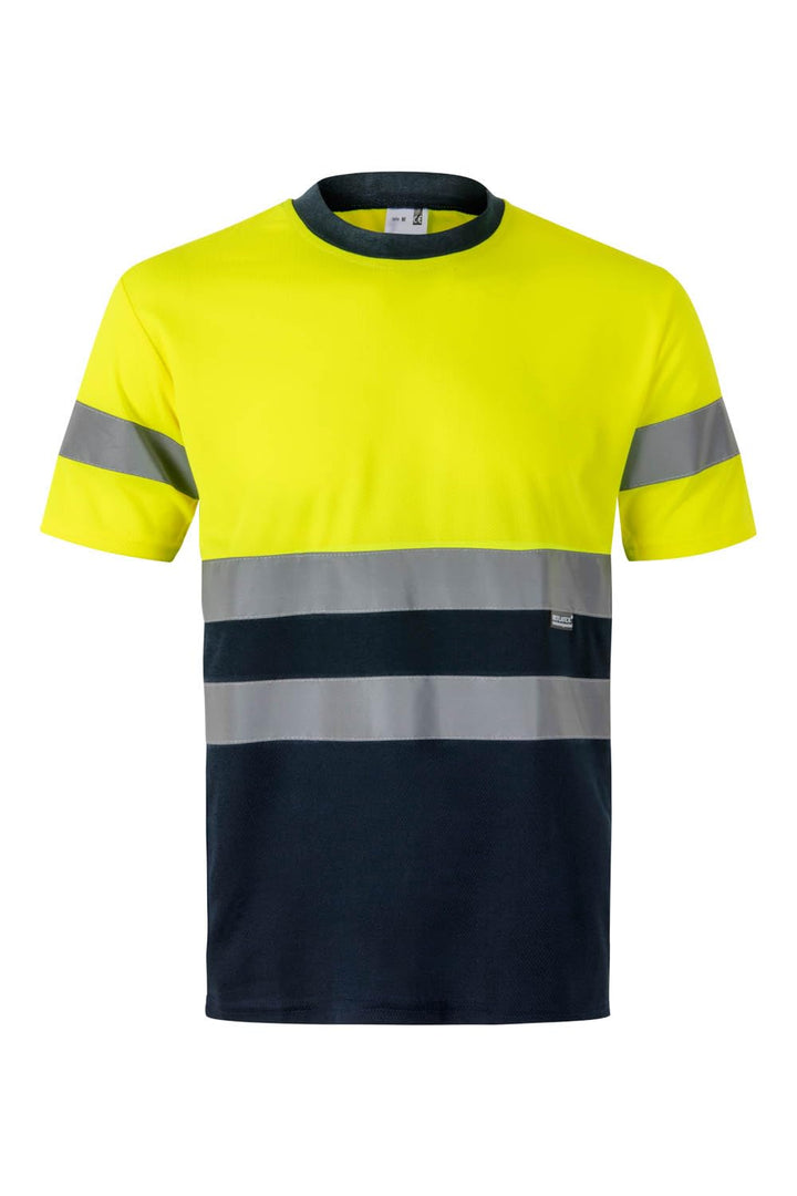 Velilla 305506 Technisches T-Shirt, zweifarbig, hohe Sichtbarkeit M Gelb, M Gelb