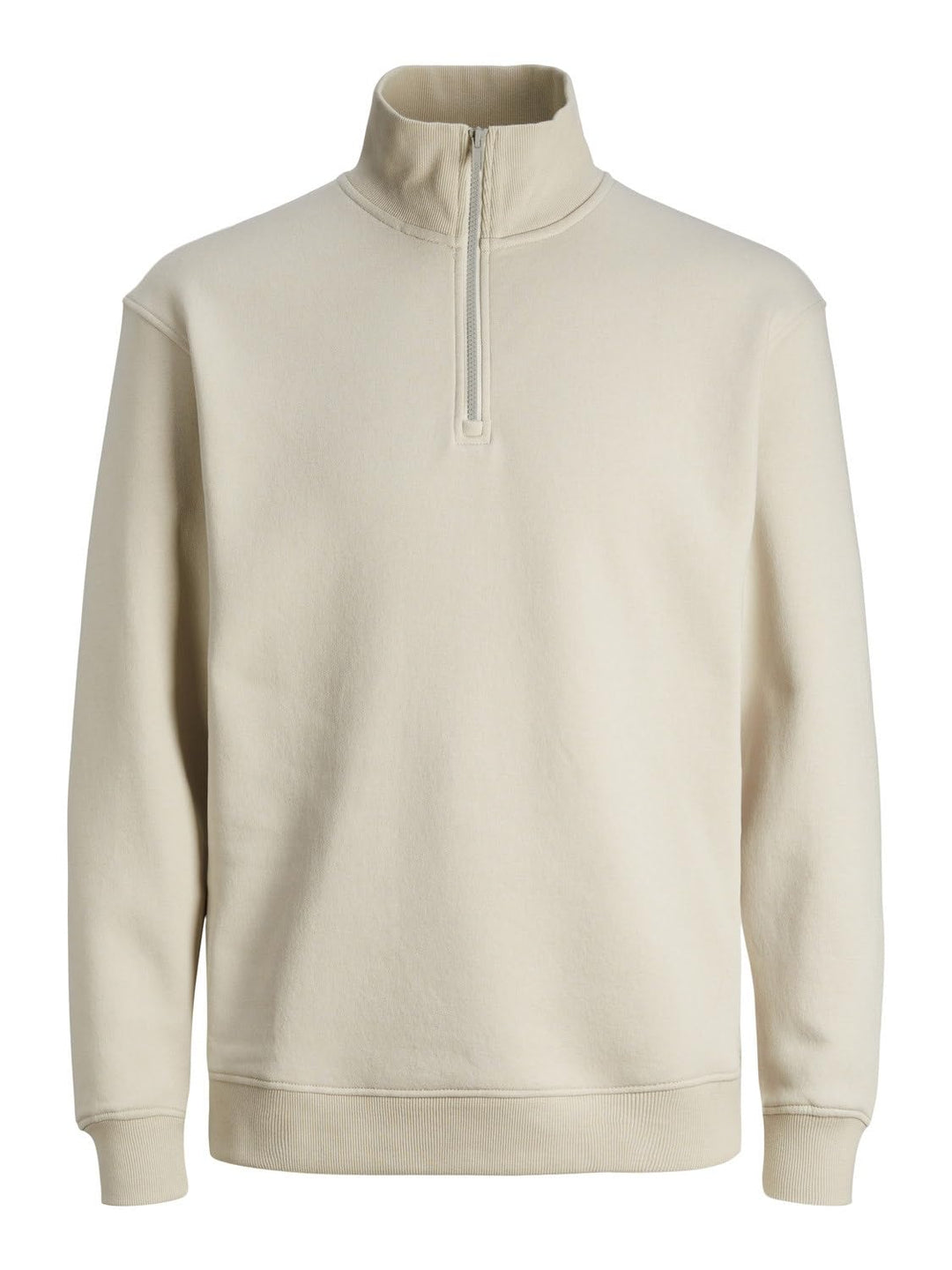 JACK &amp; JONES Male Sweatshirt mit halbem Reissverschluss Einfarbig Sweatshirt mit halbem Reissverschl