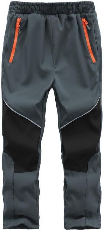 Zzkouine Kinder Softshellhose Schneehose Skihose Warme Hosen Jungen Mädchen Winterhose Outdoorhose W