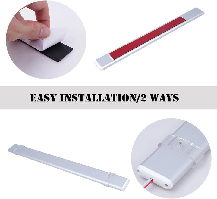 Intckwan 12 Volt Led Lampen Wohnmobil, 168LEDs, 10W, Dimmbar Dach Wohnmobilbeleuchtung mit Speichers