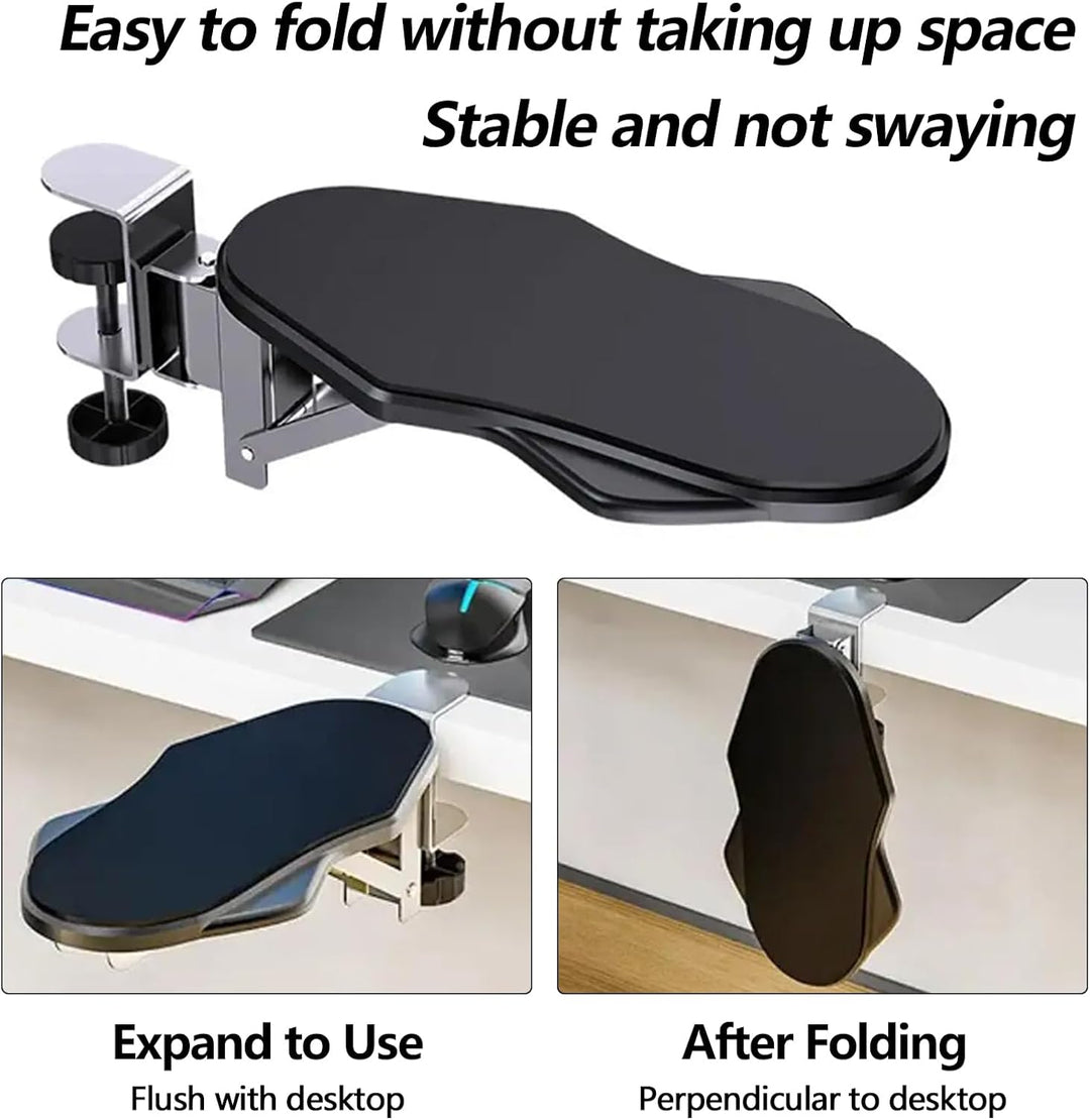 2 Stück Ergonomics Schreibtisch Erweiterung, Schreibtisch Armauflage Faltbare handgelenkauflage Ellb
