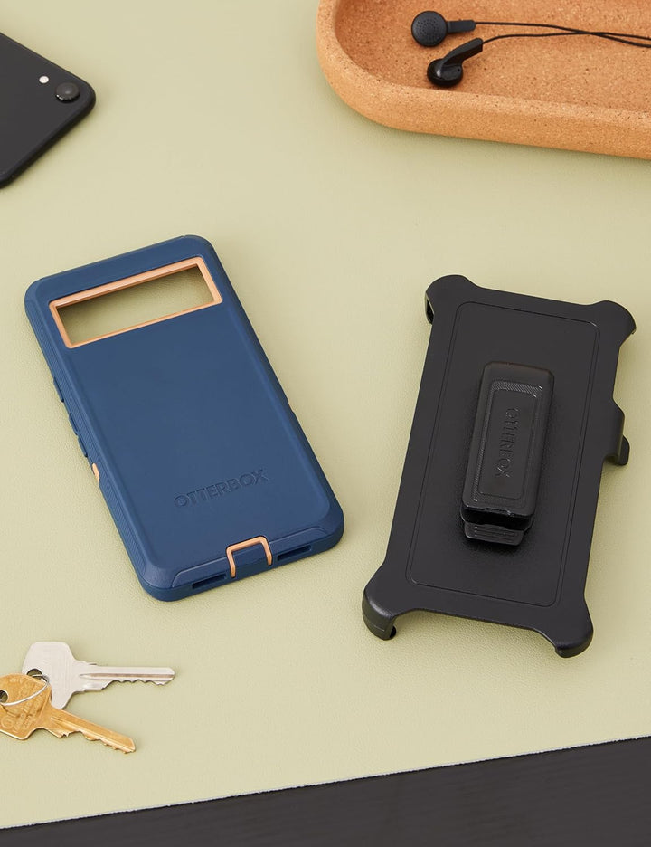 OtterBox Defender Series Schutzhülle für Google Pixel 7, Wildleder, Blau Defender Serie blau, Defend