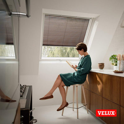 VELUX Original Jalousie Silberne Seitenschienen, M06, Silber Gebürstet M06, M35 Silber Gebürstet, M0