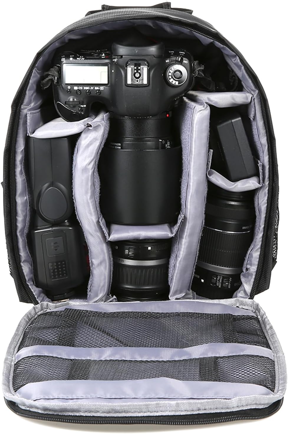 Wakects Kamera Rucksack, Fotorucksack Gross, Outdoor DSLR Digitalkamera Video Rucksack, Wasserabweis