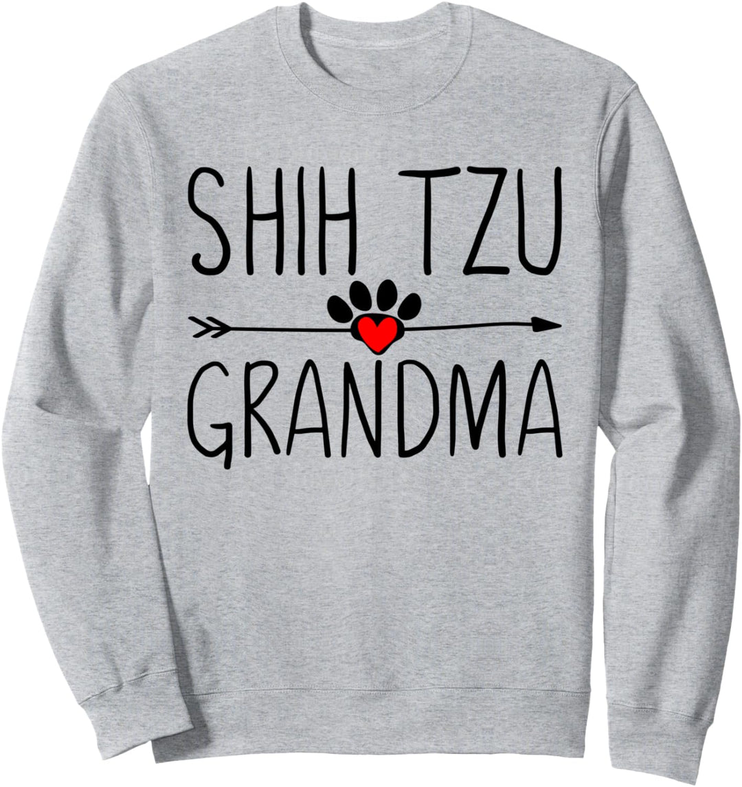 Shih Tzu Gifts for Grandma Shih Tzu Gift for Women Owners Sweatshirt