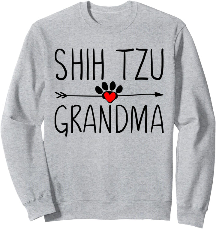 Shih Tzu Gifts for Grandma Shih Tzu Gift for Women Owners Sweatshirt