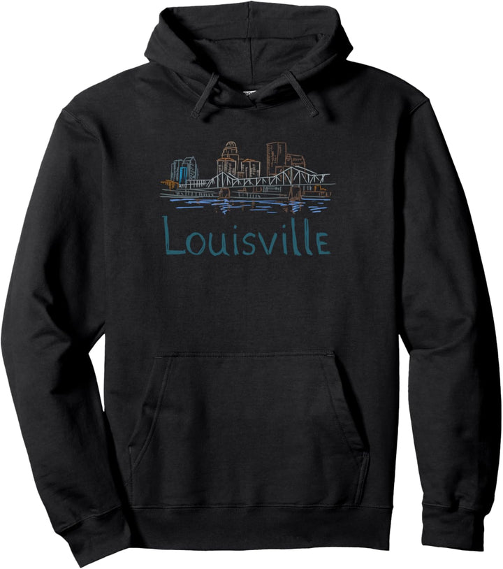 Louisville City Kentucky Souvenir Geschenk für Männer Frauen Pullover Hoodie