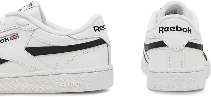 Reebok Unisex Club C Revenge Sneaker 34 EU Ftwwht Black Ftwwht, 34 EU Ftwwht Black Ftwwht
