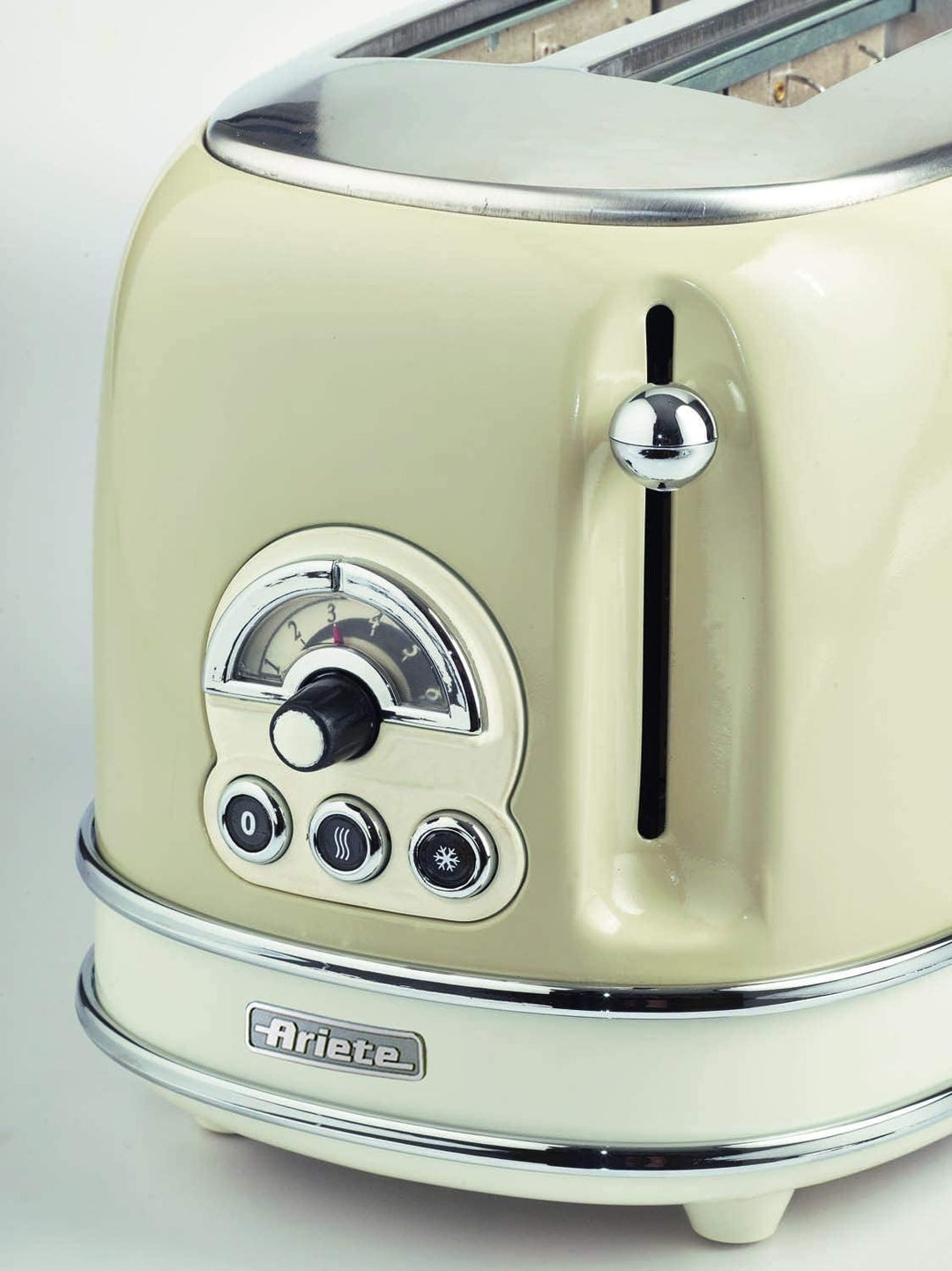 Ariete 155/03-beige 155 Toaster 2 Scheiben Vintage Beige, Metall & 2877 Kabelloser Wasserkocher Vint