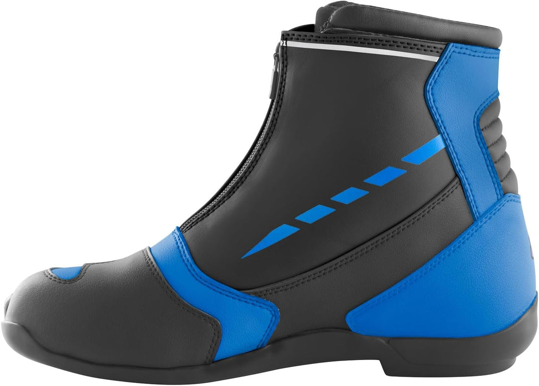 Bogotto Lap Motorradschuhe 44 EU Schwarz Blau, 44 EU Schwarz Blau