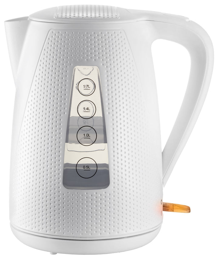 UNOLD 18550 Wasserkocher Golf - Kettle, Weiss, 1,7 Liter, 2.150 W, 360° drehbarer Sockel, Trockengeh
