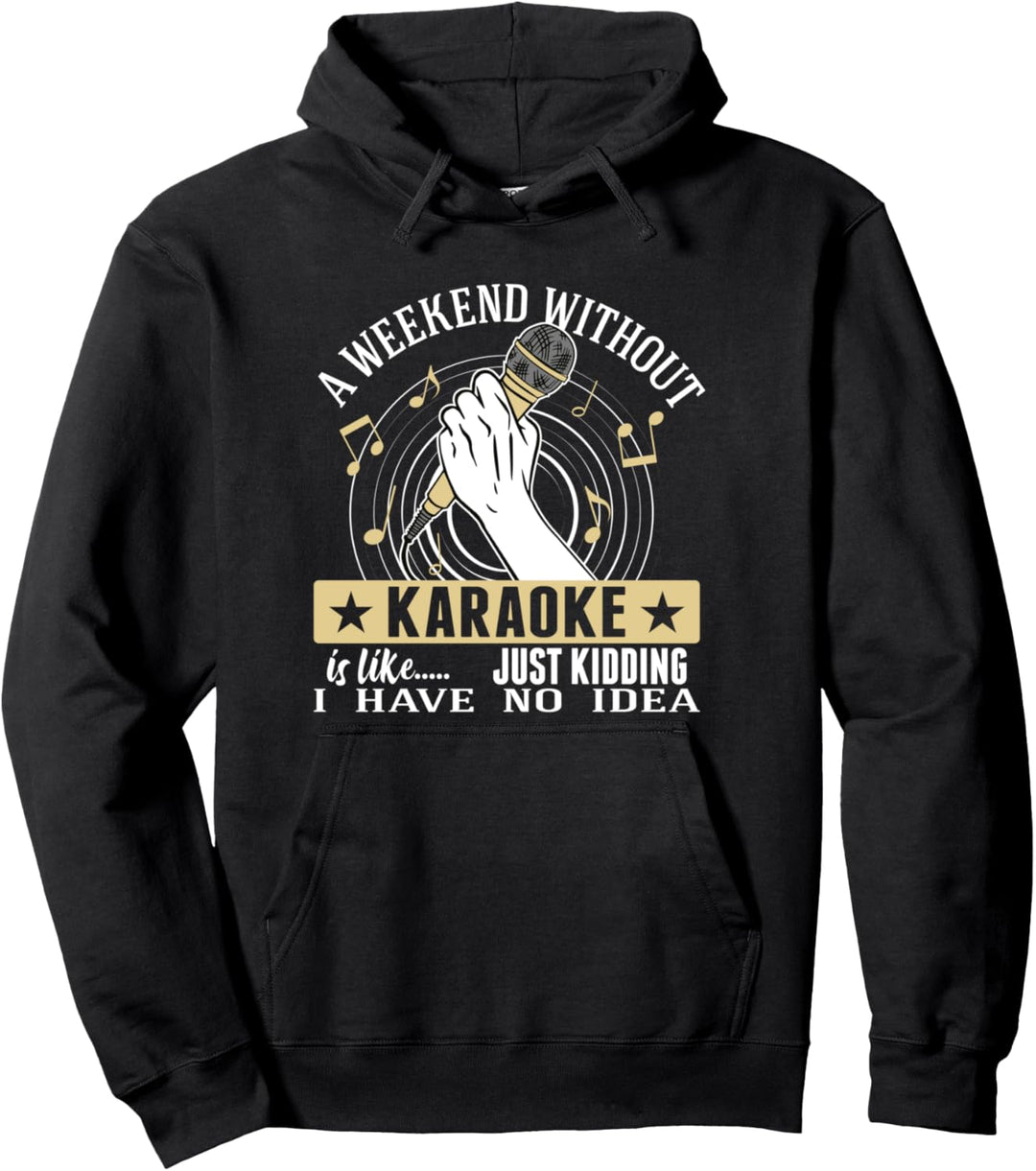 Karaoke Singen Playback Instrumental Musiker Pullover Hoodie