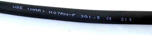 H07RN-F Gummileitung 3x1,5 mm² 3g1,5 Gummischlauchleitung Kabel Leitung Aussenbereich 35m 3x1,5; 35m