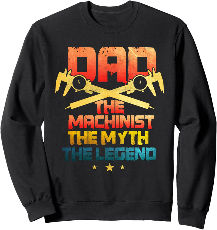 Maschinist Dad Tools CNC-Maschinenbediener Machining Sweatshirt