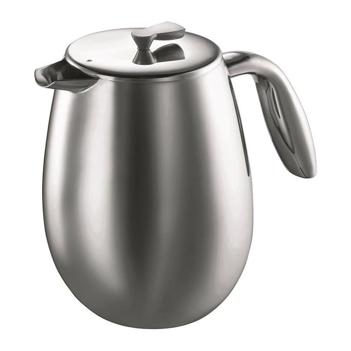 Bodum columbia Kaffeebereiter (Doppelwandig, Edelstahl, Spülmaschinengeeignet, 1,5 liters) glänzend