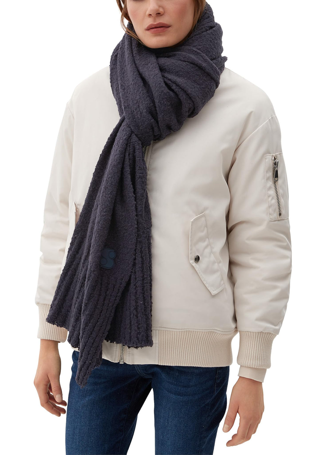 s.Oliver Accessoires Damen 10.2.17.25.276.2120565 Halstuch, 59X2, 1