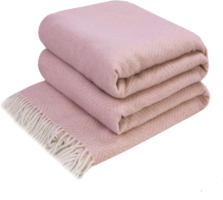 LYHome Merino Decke - Kuscheldecke Tagesdecke Sofa Wolldecke, Blanket Überwurfdecke Sofadecke Wohnde