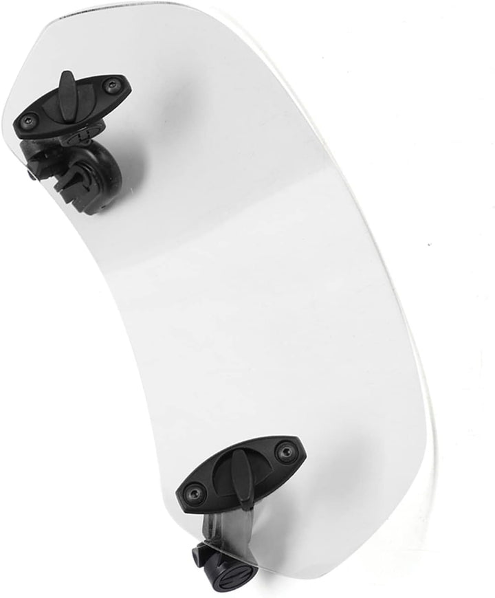 KIMISS Motorrad Windschutzscheibenverlängerung, Universal Motorcycle Adjustable Clip On Windschutzsc