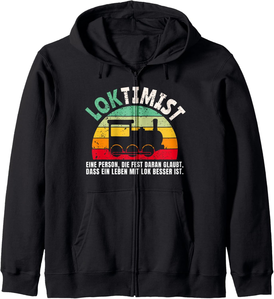 Loktimist Zugführer Geschenk Lokführer Kapuzenjacke