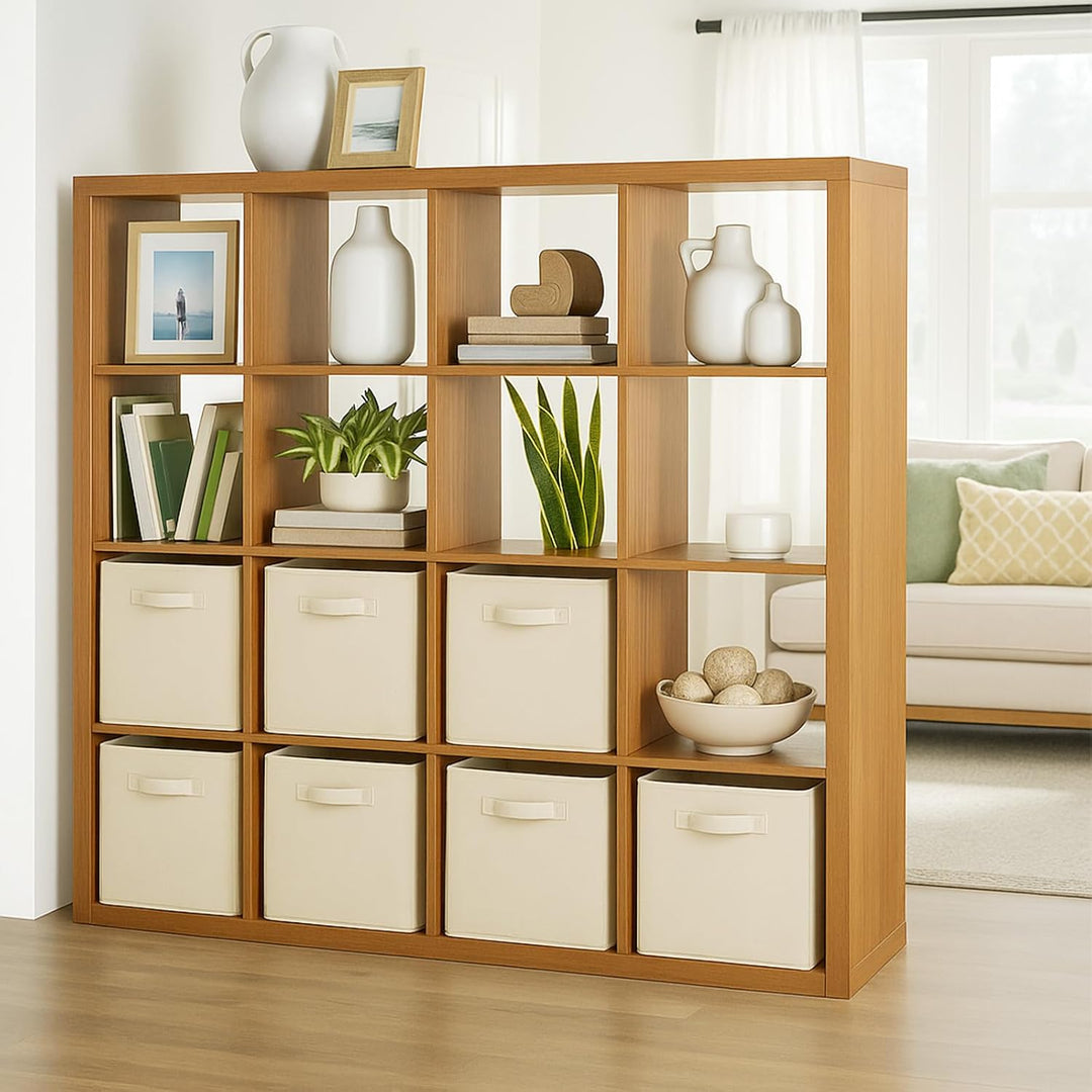 PowerKing Aufbewahrungsbox Organizer aus Stoff, 6-er faltbar Aufbewahrungsbehälter Aufbewahrung Box