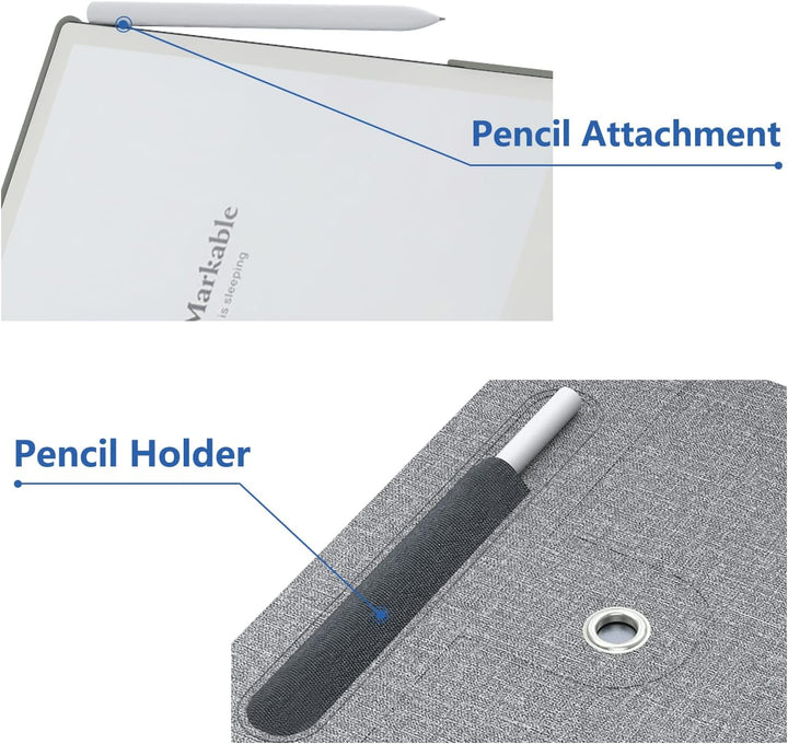 DONGZHU Hülle für Remarkable 2 Paper Tablet 10,3 Zoll 2020 veröffentlicht, Multi-Viewing Angels PU-L