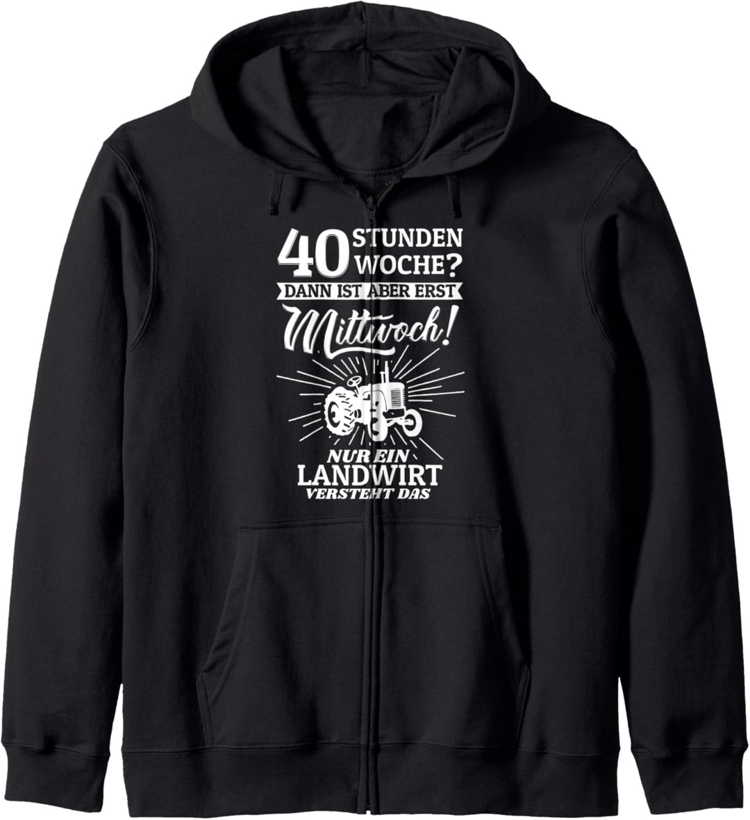 Geschenke für Landwirte Bauern Sprüche Traktor Kapuzenjacke