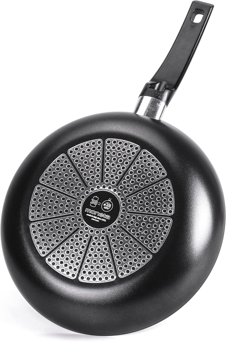Moneta Gea Pfanne, 32 cm, Aluminium, 100% recycelt, für jede Kochplatte inklusive Induktion. Made in