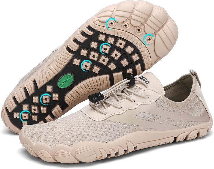 SAGUARO Badeschuhe Damen Aquaschuhe Herren Slip On Atmungsaktiv Schnelltrocknend Wasserschuhe Outdoo